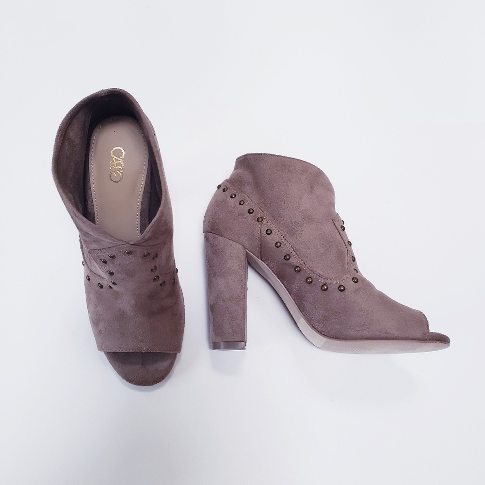 Vegan Suede Western Style Bootie